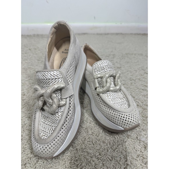 Softwaves Cintia Rafia Coco Wedge Slip On Platform Sneaker Womens EU 36.5 US 6.5 - Picture 13 of 13